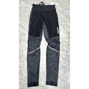 adidas TERREX Men's Agravic Trail Running Tight Leggings HL1725 Carbon Small